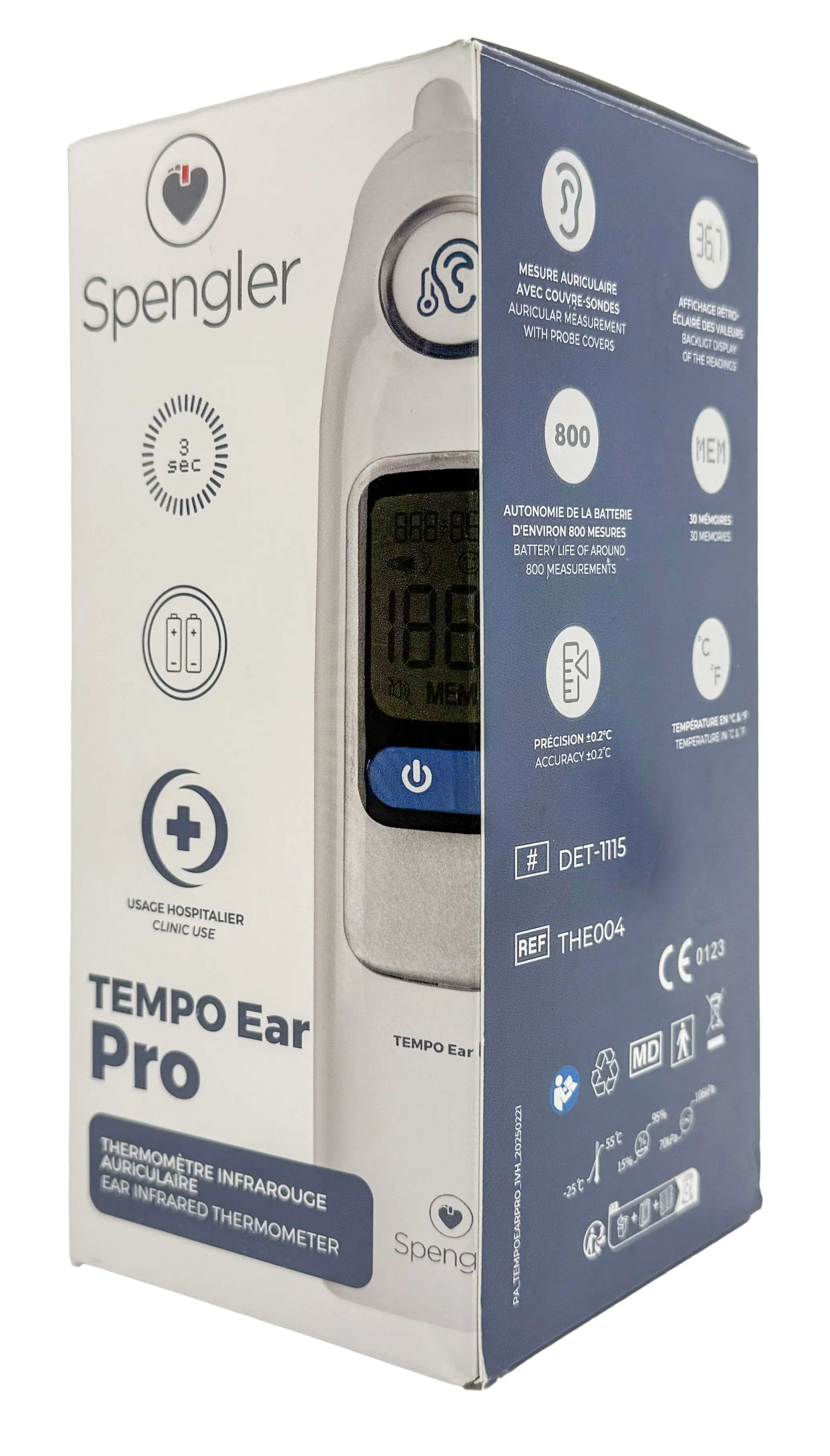 Thermomètre auriculaire Tempo Ear Pro - Spengler - Image 8