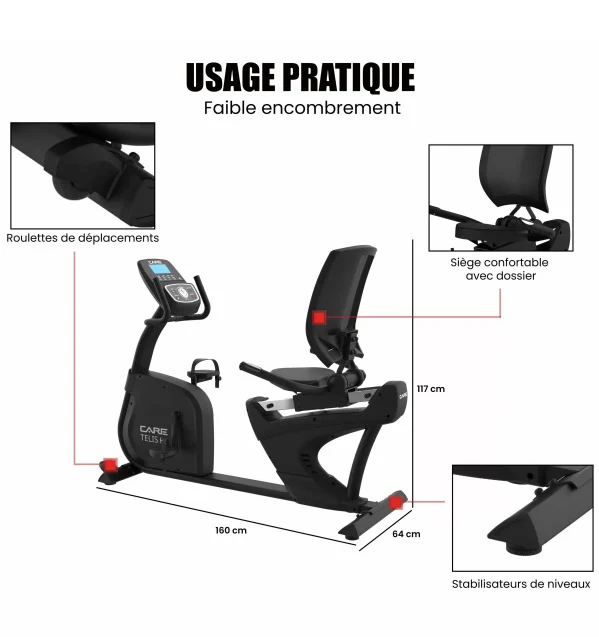 Vélo semi allongé auto-alimenté TELIS RS - Image 3